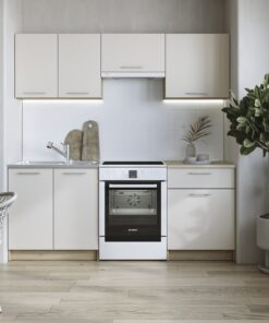 Kitchen furniture set MARIJA 200 cremona oak  / cashmere