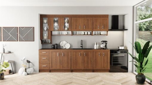 Kitchen furniture set MARGARET 3 260 walnut / walnut