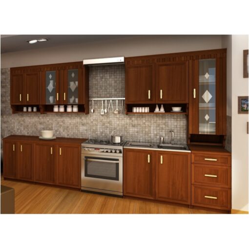 Kitchen furniture set MARGARET 3 260 walnut / walnut - Image 3